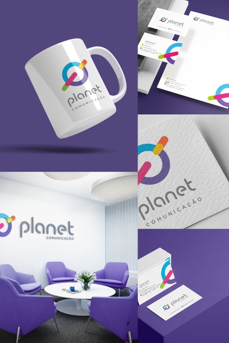 Identidade visual para Planet Comunicação